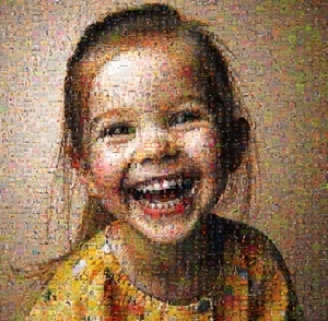 Créez un mosaïque photo unique d'enfance pour un cadeau spécial