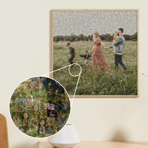 Mosaïque photo « Bilan de l’année » famille