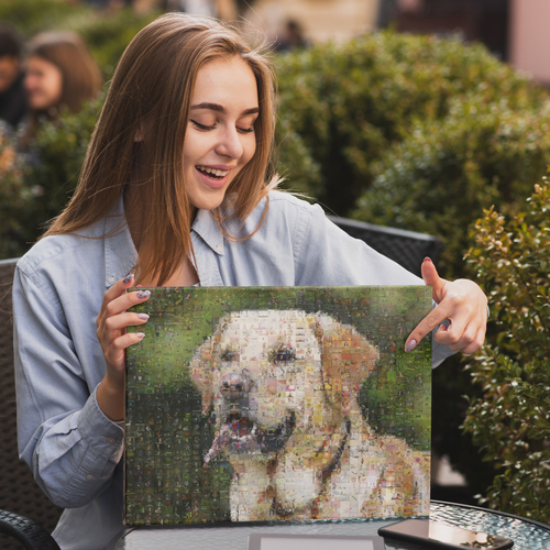 Mosaïque Photo Personnalisée Chien