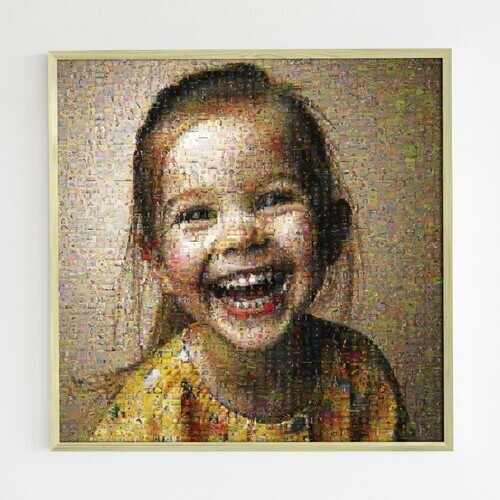 Créez un mosaïque photo unique d'enfance pour un cadeau spécial