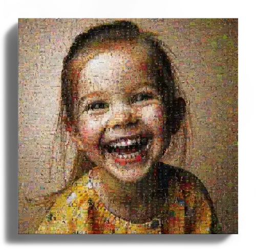 Créez un mosaïque photo unique d'enfance pour un cadeau spécial