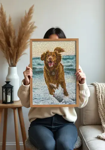 Mosaïque Photo Personnalisée Chien