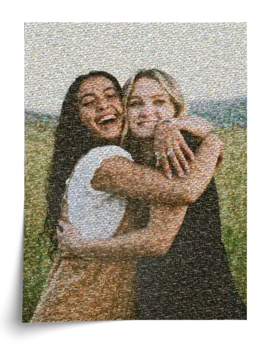 Mosaïque Photo Personnalisée pour Couples