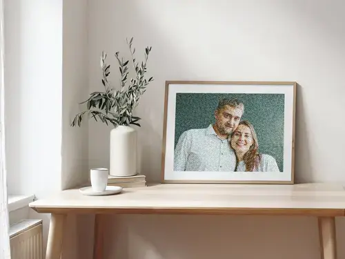 Mosaïque Photo Personnalisée pour Couples