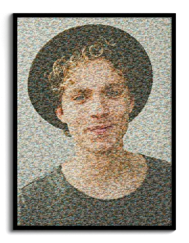 Portrait Mosaïque Photo Personnalisé
