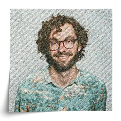 Portrait Mosaïque Photo Personnalisé