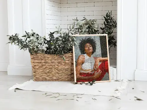 Portrait Mosaïque Photo Personnalisé