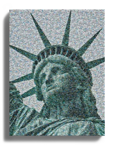 Mosaïque Photo Bus Londonien