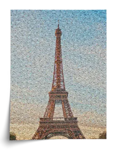 Mosaïque Photo Bus Londonien