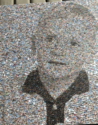 Photo du client Britta pour l'évaluation Impression Photomosaïque [En ligne] Toile 80x80cm