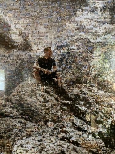Photo du client Gritt pour l'évaluation Impression Photomosaïque [En ligne] Affiche 50x50cm
